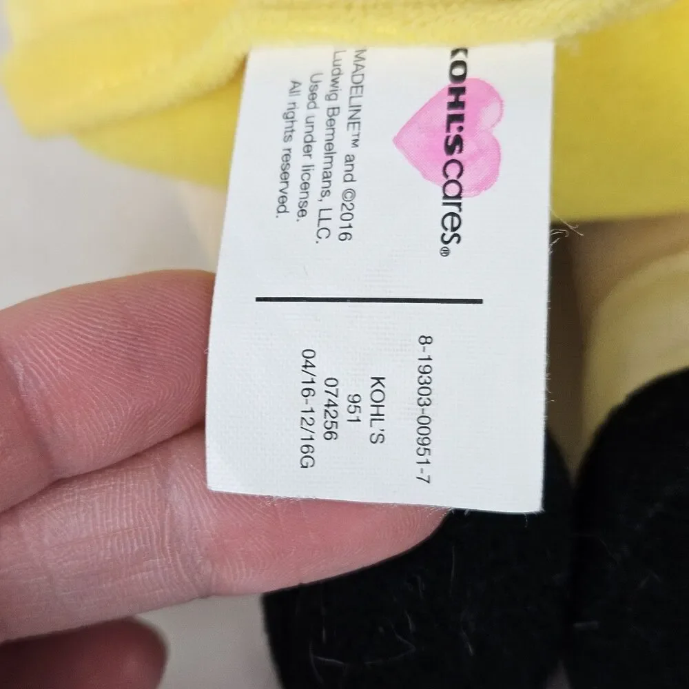 2016 Kohls Cares Madeline Plush Doll Stuffed Toy‎ 14